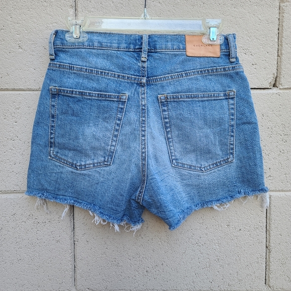 Everlane | The Cheeky High Waist Denim Cut Off Casual Summer Shorts Size 26 - Picture 8 of 10